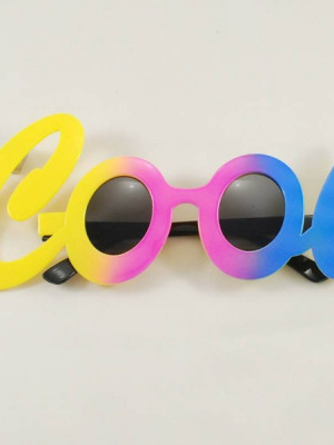 Cool Yazılı Rengarenk Parti Gözlüğü 21x8 cm Cool Yazılı Rengarenk Parti Gözlüğü 21x8 cm