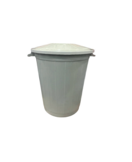 Çöp Kovası 50 Lt Çöp Kovası Kapaklı Büyük Boy Çöp Bidonu Dayanıklı Çöp Kovası - Gri Çöp Kovası 50 Lt Çöp Kovası Kapaklı Büyük Boy Çöp Bidonu Dayanıklı Çöp Kovası - Gri