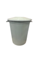Çöp Kovası 50 Lt Çöp Kovası Kapaklı Büyük Boy Çöp Bidonu Dayanıklı Çöp Kovası - Gri Çöp Kovası 50 Lt Çöp Kovası Kapaklı Büyük Boy Çöp Bidonu Dayanıklı Çöp Kovası - Gri