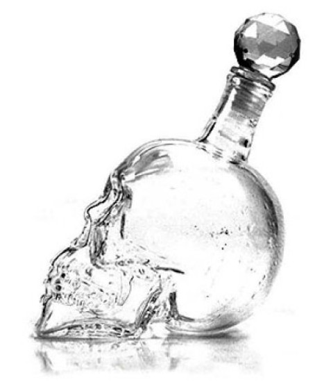 Crystal Head Kuru Kafa Cam Şişe 350 ml Crystal Head Kuru Kafa Cam Şişe 350 ml