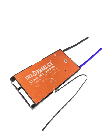 Deligreencs - 20S  50A LI-ION BMS KARTI SENSÖRLÜ ORTAK PORT