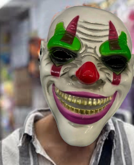 Delirten Gülüş Psikopat Palyaço Temalı Joker Maskesi Delirten Gülüş Psikopat Palyaço Temalı Joker Maskesi
