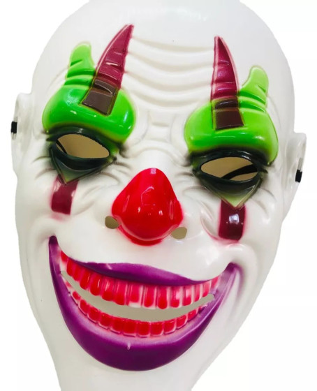 Delirten Gülüş Psikopat Palyaço Temalı Joker Maskesi Delirten Gülüş Psikopat Palyaço Temalı Joker Maskesi