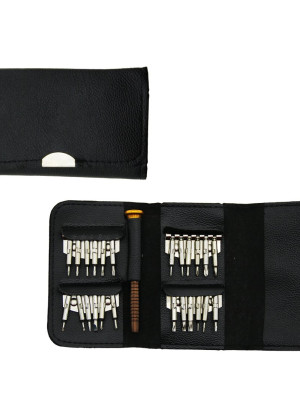 25 PCS CÜZDAN MODELİ TORNAVİDA UCU SETİ