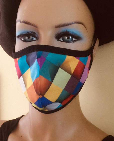 Desenli Maske Desenli Maske