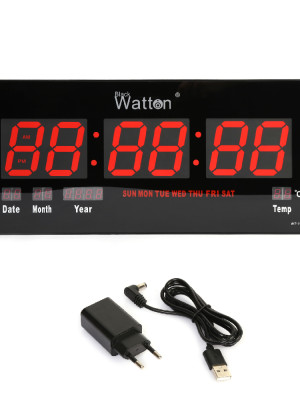 Dijital Duvar ve Masa Saati Wt-109