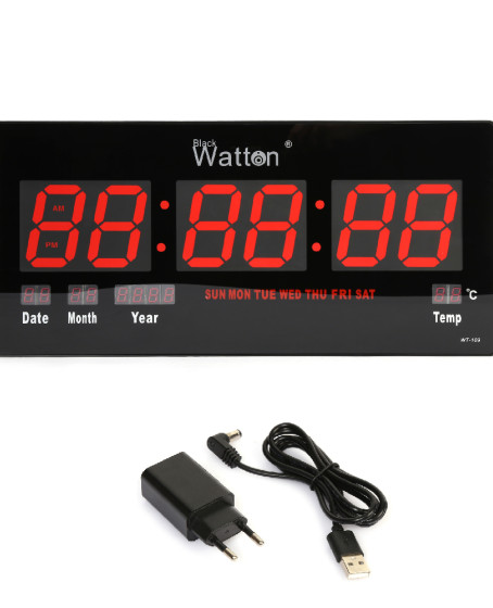 Dijital Duvar ve Masa Saati Wt-109