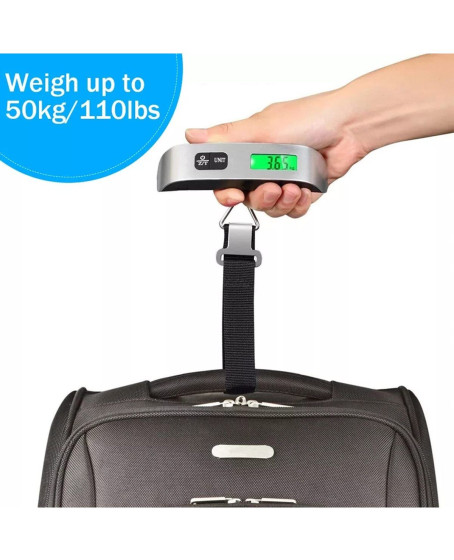 Dijital El Kantarı 50 Kg Bavul Valiz Kurban Terazisi + Pil Hediyeli