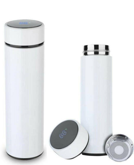 Dijital Sıcaklık Göstergeli Renkli Çelik Termos - 500 ML Dijital Sıcaklık Göstergeli Renkli Çelik Termos - 500 ML