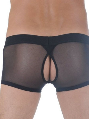 Transparan Arkası Açık Mini Boxer