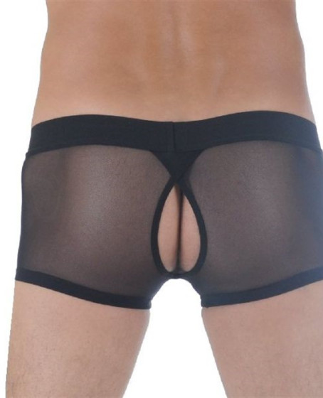 Transparan Arkası Açık Mini Boxer