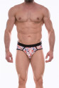 Erkek Desenli Jockstrap Çamaşır Erkek Desenli Jockstrap Çamaşır