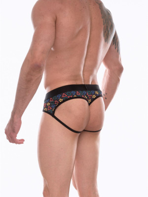 Erkek Desenli Jockstrap Çamaşır