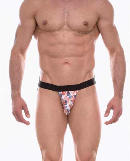 Erkek Desenli Jockstrap Çamaşır Erkek Desenli Jockstrap Çamaşır