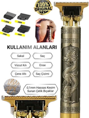 Dragon Çelik Kasa Profesyonel Saç Sakal Ense Çizim Tüm Vücut Tüyü Lazer Öncesi Tıraş Makinesi Dragon Çelik Kasa Profesyonel Saç Sakal Ense Çizim Tüm Vücut Tüyü Lazer Öncesi Tıraş Makinesi