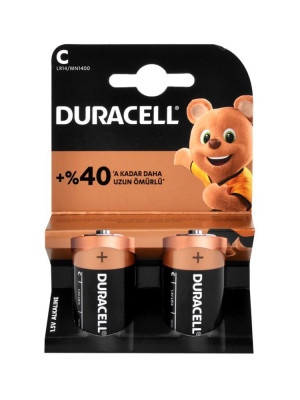 Duracell Alkalin Orta Boy C Pil 2li Duracell Alkalin Orta Boy C Pil 2li