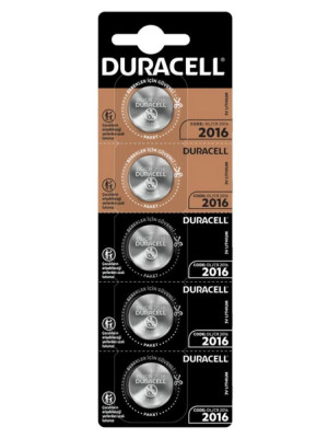 Duracell CR2016 3V Lityum Pil 5'li Paket Duracell CR2016 3V Lityum Pil 5'li Paket