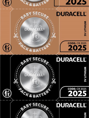 Duracell CR2025 3V Lityum Pil 5'li Paket Duracell CR2025 3V Lityum Pil 5'li Paket