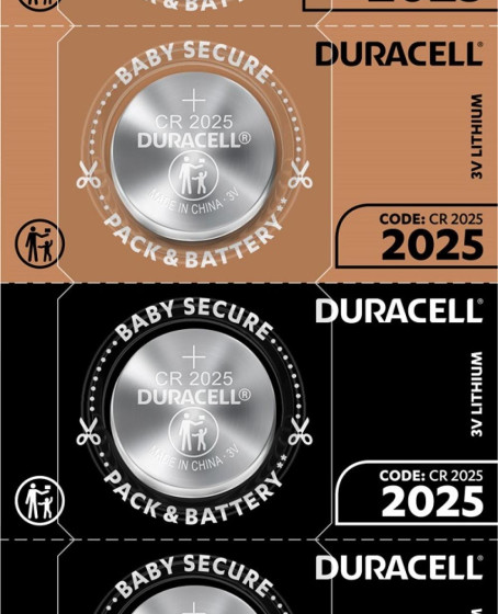 Duracell CR2025 3V Lityum Pil 5'li Paket