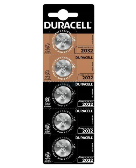 Duracell CR2032 3V Lityum Pil 5'li Paket