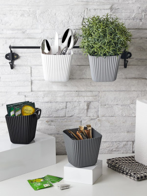 Duvara Asılan Çok Amaçlı Organizer - 2'li Saksı Set