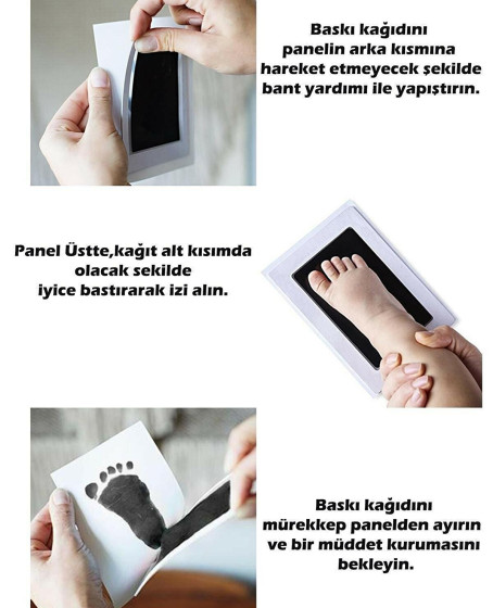 El Ayak İzi Kalıbı Seti El Ayak İzi Kalıbı Seti