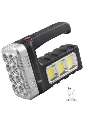 El Feneri Solar Panelli Ledli Powerbank Cob Fener