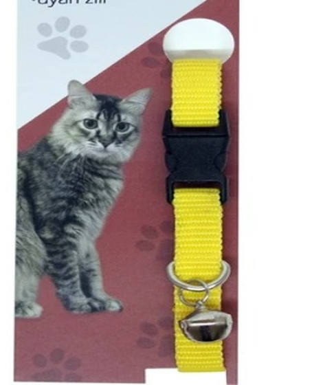 Elastik Ayarlanabilir Çıngıraklı Kedi Tasması Elastik Ayarlanabilir Çıngıraklı Kedi Tasması