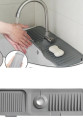 Elastik Mutfak Banyo Musluk Matı Düzenleyici Kaydırmaz Taban Organizer Lavabo Kenar Matı Elastik Mutfak Banyo Musluk Matı Düzenleyici Kaydırmaz Taban Organizer Lavabo Kenar Matı