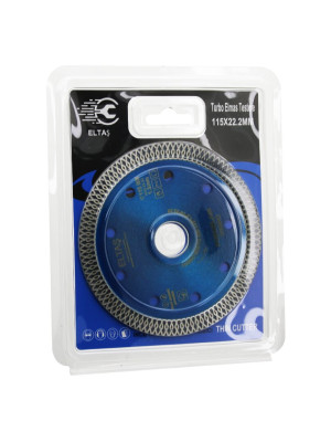 TURBO ELMAS MERMER KESİCİ DİSK 115MMX22.2MM İNCE HASSAS TESTERE 1.2MM TURBO ELMAS MERMER KESİCİ DİSK 115MMX22.2MM İNCE HASSAS TESTERE 1.2MM
