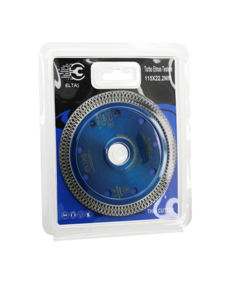 TURBO ELMAS MERMER KESİCİ DİSK 115MMX22.2MM İNCE HASSAS TESTERE 1.2MM TURBO ELMAS MERMER KESİCİ DİSK 115MMX22.2MM İNCE HASSAS TESTERE 1.2MM