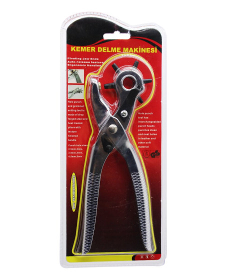 6 DİŞ METAL KEMER DELME MAKİNESİ PENSE