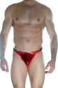 Erkek Arkası Büzgülü Kırmızı Brazillian Slip