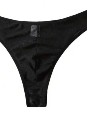 Erkek Biyeli Siyah Transparan Brazillian Slip Erkek Biyeli Siyah Transparan Brazillian Slip