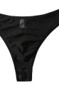Erkek Biyeli Siyah Transparan Brazillian Slip