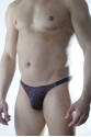 Erkek Daire Desenli Brazillian Slip