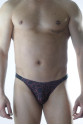 Erkek Daire Desenli Brazillian Slip