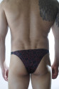 Erkek Daire Desenli Brazillian Slip