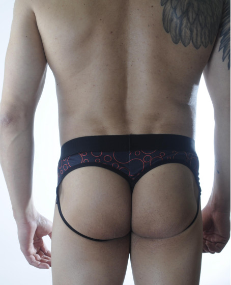 Erkek Daire Desenli Fantezi Jockstrap Erkek Daire Desenli Fantezi Jockstrap