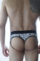Erkek Desenli Fantezi Jockstrap İç Çamaşırı