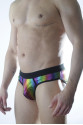 Erkek Desenli Fantezi Slip İç Çamaşırı Erkek Desenli Fantezi Slip İç Çamaşırı