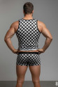 Erkek Desenli Tank Top Boxer Takım