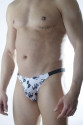 Erkek El Desenli Brazillian Slip İç Çamaşırı