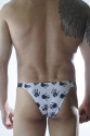 Erkek El Desenli Brazillian Slip İç Çamaşırı