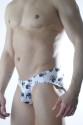 Erkek El Desenli Jockstrap Fantezi İç Giyim Erkek El Desenli Jockstrap Fantezi İç Giyim