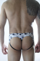 Erkek El Desenli Jockstrap Fantezi İç Giyim Erkek El Desenli Jockstrap Fantezi İç Giyim