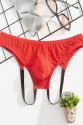 Erkek Fantazi Kırmızı Jockstrap İç Giyim Erkek Fantazi Kırmızı Jockstrap İç Giyim