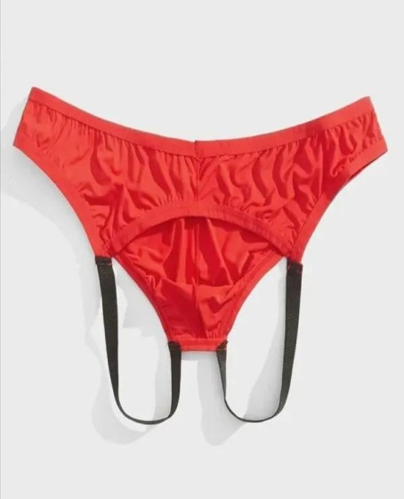 Erkek Fantazi Kırmızı Jockstrap İç Giyim Erkek Fantazi Kırmızı Jockstrap İç Giyim