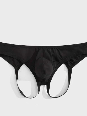 Erkek Fantazi Siyah Jockstrap İç Giyim