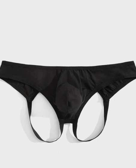 Erkek Fantazi Siyah Jockstrap İç Giyim